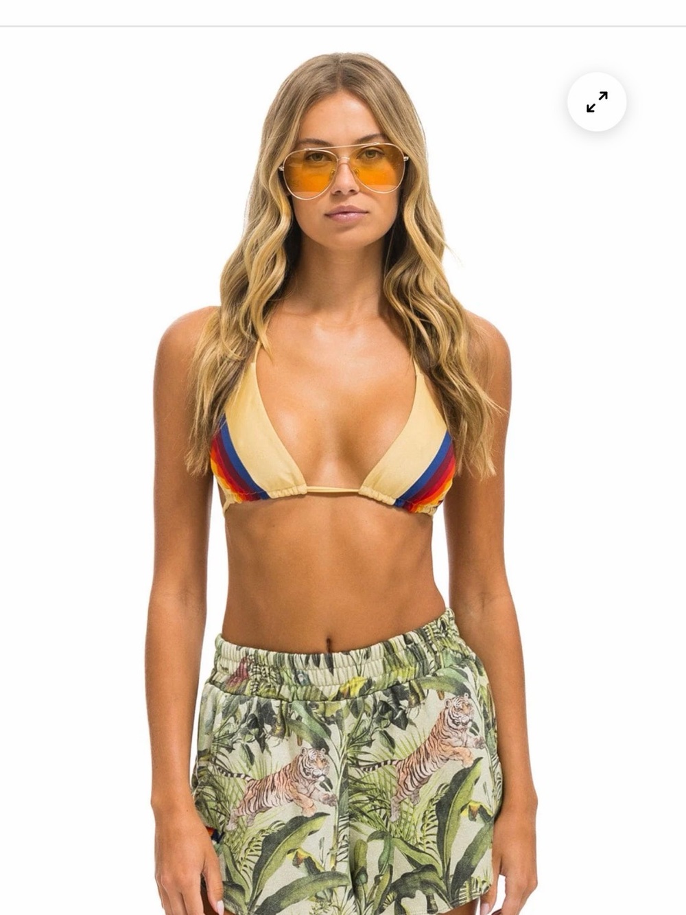 Aviator Nation Jungle Shorts & Hoodie Sweat set